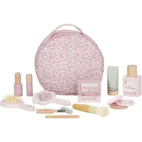 Make-up set - Beautycase - Hout in stoffen tas