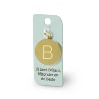 Gouden Charm - B