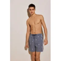 Ysabel Mora Marine herenzwemshort in blauw en wit