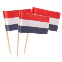 Prikkertjes - Nederlandse vlag - RWB - 50st.