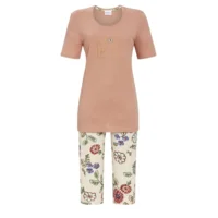 Ringella Dames Pyjama: Tencel, korte mouw / capri broek ( RIN.421 )