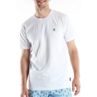 Ceceba T-shirt heren: Wit, Ijsje ( CEC.65 )