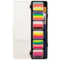 Waterverf - Palet - Splitcake - One stroke - Neon kleuren - 6 x 6gr.