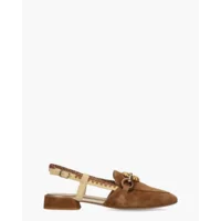 Maripé MA161 V.2 Cognac/Geel Dames Slingbackloafers