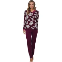 Pastunette Dames pyjama: Bordeaux, Viscose ( PAS.123 )