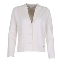Luna ( She goes lala ) Gilet: Karolina, Off White, met knopen ( SHE.35 )
