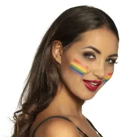 Schminkstift 6-in-1 Regenboog – Kleurrijke Gezichtsverf voor Pride, Feest of Festival