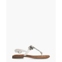 Miss Behave Zayen Wit/Multi Damessandalen