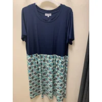 Bluebeery Kleed: Blauw / print ( BLU.12 )