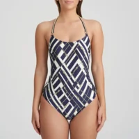 Marie Jo Swim Saranji voorgevormd badpak in blauw