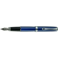 Diplomat vulpen Excellence A2 Skyline blue/chrome Medium penpunt