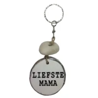 Sleutelhanger - Hout - Liefste mama