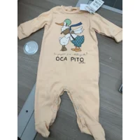 Happy People Baby Pyjama: Oranje, Interlock ( HAP.90 )