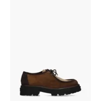 Mat:20 3225 Bruin/Beige Dames Veterschoenen