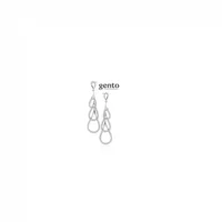 Zilveren Oorbellen Gento Jewels FB04n