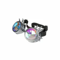 Zilveren Caleidoscoop Bril | Freaky Spike Bril