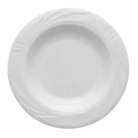 Hotelporselein 6x Plat Bord 6x Diep Bord & Gratis Vaas