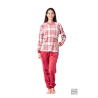 Egatex Dames pyjama: Velours, tot 3XL ( EGA.368 )