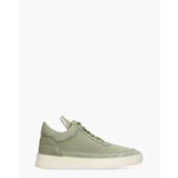 Filling Pieces Low Top Suède Groen Herensneakers
