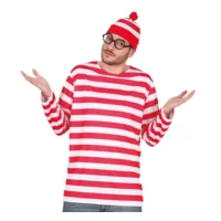 Verkleedset - Wallie - T-shirt, muts, bril