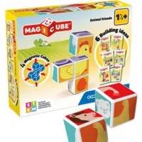 Geomag - Magicube - Magnetische blokken - Dieren vrienden en kaarten - 7dlg.