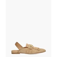 Mjus Zenne Beige Dames Slingbackloafers