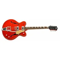 Eastwood Classic 6 DLX Semi Hollow Body guitar, Walnut