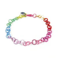 Stel je eigen bedelarmband samen - armband regenboog