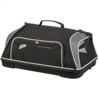 Trixie Hondentas Vliegtuigtas Boarding Zwart/Grijs 55X23X40 cm