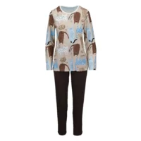 Ringella – Cat Print – Pyjama – 6511234 – Brown