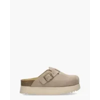 Scholl Justine Taupe Dames Clogs