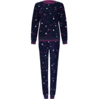 Pastunette Rebelle Dames pyjama: Fleece, Sterren motief ( PAS.5 )