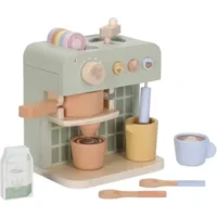 Koffie apparaat met barista toebehoren - Hout