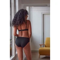 Janira slip Slip: slip Soft Modal, zwart / wit of dune, hoog model ( JAN.306 / JAN.307 / JAN.308 )