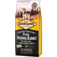 Carnilove Grain Free Fresh Chicken & Rabbit Adult 12 kg - Hond