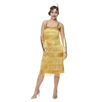 Jurk - Charleston - Goud - L