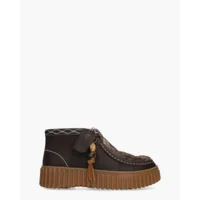 Clarks Originals Torhill Moss Donkerbruin Dames Veterschoenen