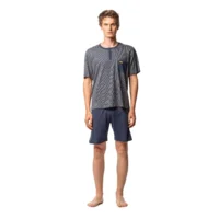 Soy ( Egatex ) Heren pyjama: Blauw ( EGA.464 )