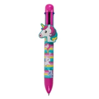 Pen - Unicorn / eenhoorn - 6 kleuren - 1st.