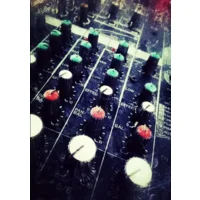 Modern tapijt DJ tafel