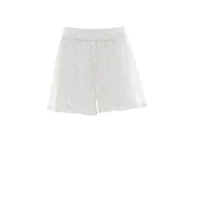 Olympia Short: Ecru, Ajour brei ( SUNF.194 )