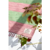 Bongusta Tapijt Chindi Roze & Groen 60 x 120 cm