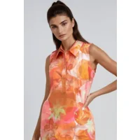 Signe Nature Hemdkleed: Multicolor, mouwloos ( SIGNE.1366 )