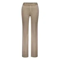 Gardeur Dames Jeansbroek: Zilla1, Taupe, elastiek in de lenden ( GAR.20 )