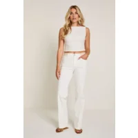 Para Mi Broek Eve Elastic: White, color denim ( PARA.391 )