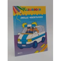 Snelle voertuigen - kleurboek met voorbeeld - De Ballon