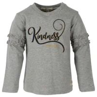 Small Rags grijze meisjes tshirt Kindness