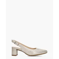 Gabor 82.260.92 Goud Dames Slingpackpumps