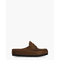 Birkenstock Naples Wrapped Bruin Damesslippers