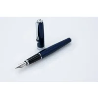 Diplomat vulpen Excellence A2 Skyline blue/chrome Medium penpunt